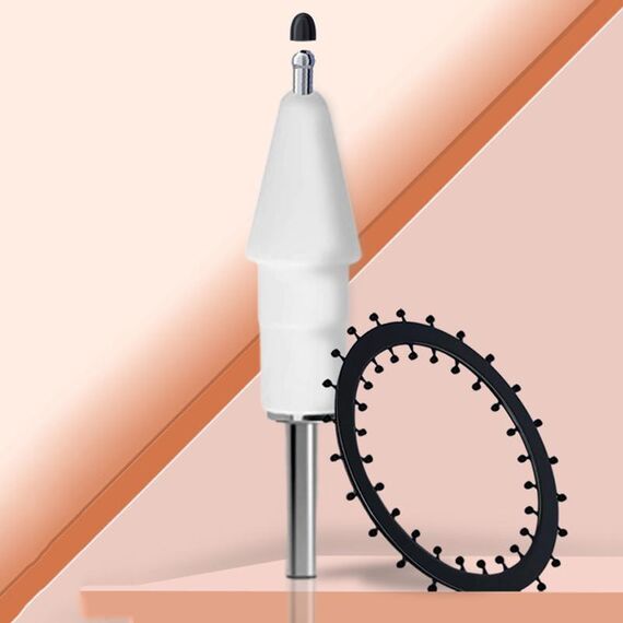 Per Xiaomi Smart Pen di seconda generazione, punta di ricambio per penna a punta d'ago smorzata con 1 cappuccio per punta circolare, bianco