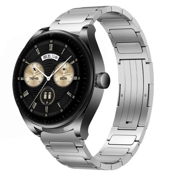 Per Huawei Watch Buds cinturino in lega di titanio a forma di I da 22 mm (argento)