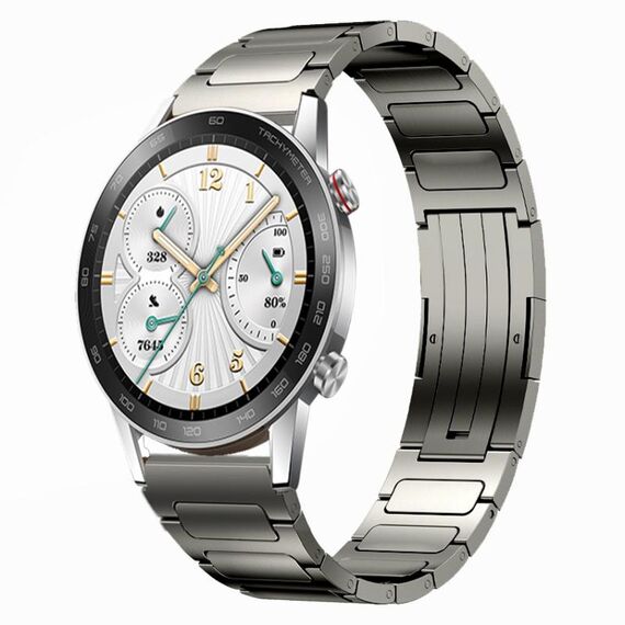 Per Honor Watch GS 3i 22mm cinturino in lega di titanio a forma di I (grigio)