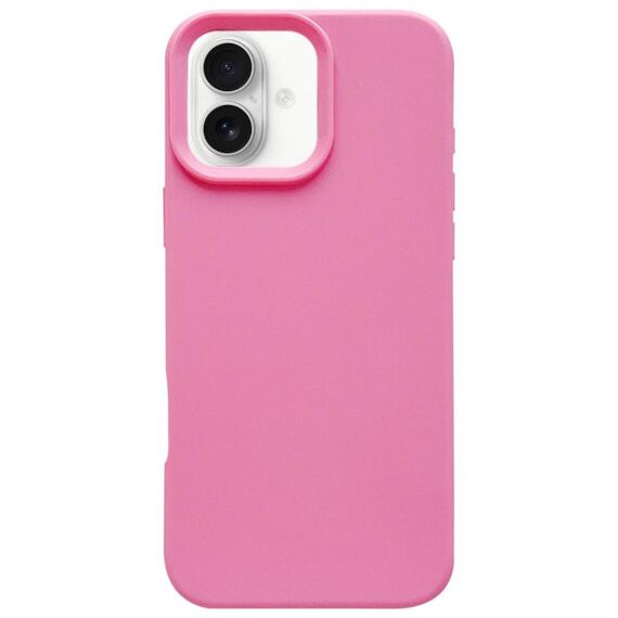 Custodia per telefono in silicone liquido imitazione Dopamine per iPhone 16 Plus (rosa)