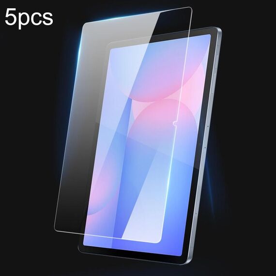 Per Samsung Galaxy Tab S10 FE+ 5 pezzi DUX DUCIS Pellicola in vetro temperato a schermo intero 0,33 mm 9H HD