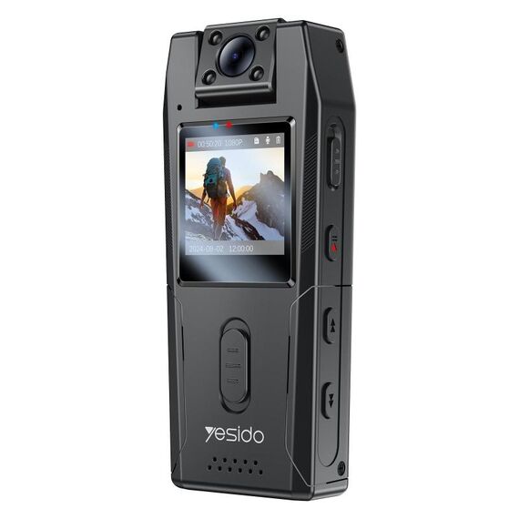 Videoregistratore Yesido KM25 da 1,3 pollici 1080P con visione notturna ultra nitida (nero)