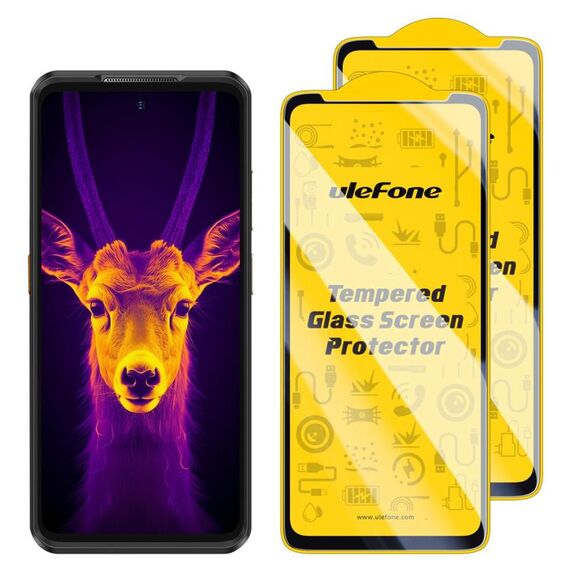 Per Ulefone Armor 25T Pro, 2 pezzi/confezione, pellicola protettiva in vetro temperato anti-impronte Ulefone 9H HD