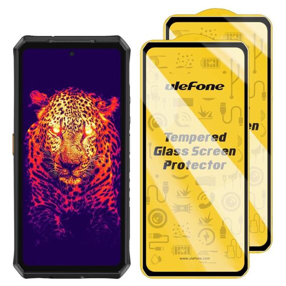 Per Ulefone Armor 28 Ultra Thermal 2 pezzi/confezione Ulefone 9H HD Pellicola protettiva in vetro temperato anti-impronte digitali