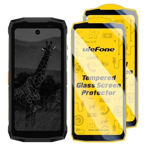 Per Ulefone Armor mini 20 Pro, 2 pezzi/confezione, pellicola protettiva in vetro temperato anti-impronte Ulefone 9H HD