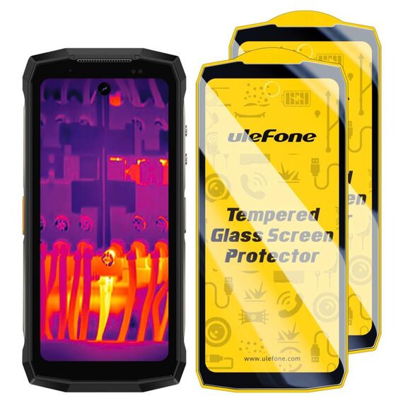 Per Ulefone Armor mini 20T Pro, 2 pezzi/confezione, pellicola protettiva in vetro temperato anti-impronte Ulefone 9H HD