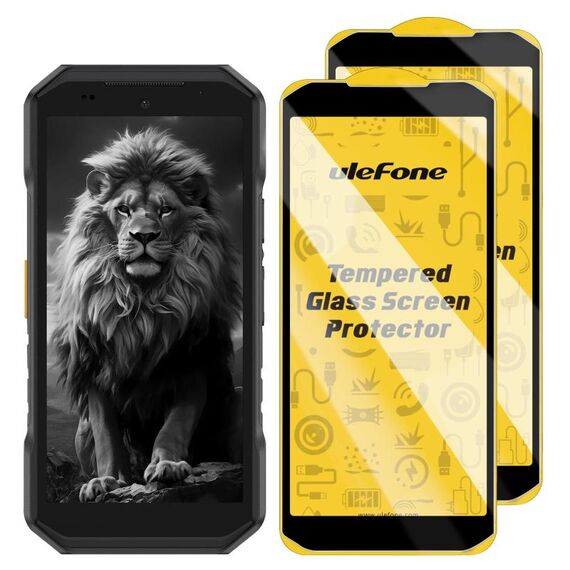 Per Ulefone Armor X32 Pro 5G 2 pezzi/confezione Ulefone 9H HD Pellicola protettiva in vetro temperato anti-impronte digitali