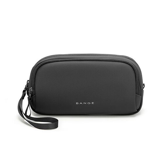 BANGE 3067 Borsa da viaggio digitale con scomparti multipli, cavo dati, borsa da viaggio d'affari giornaliero (nera)