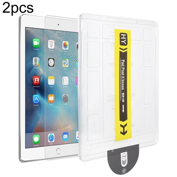 Per iPad 9.7 2018/2017 2 pezzi Pellicola in vetro temperato HD antipolvere e facile da installare