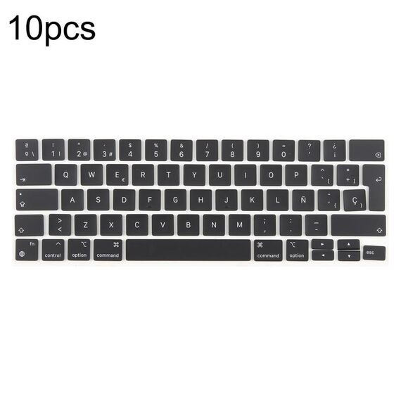 Per MacBook A2251 A2289 A2238 A2338 10 pezzi Tasti grandi per invio Regno Unito, lingua: Spagna