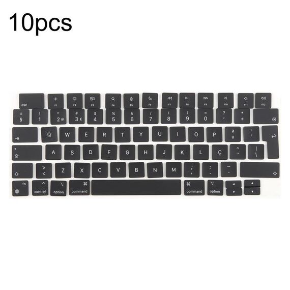 Per MacBook A2681 A2941 A3113 A3114 10 tasti grandi per versione UK Enter, lingua: Portogallo