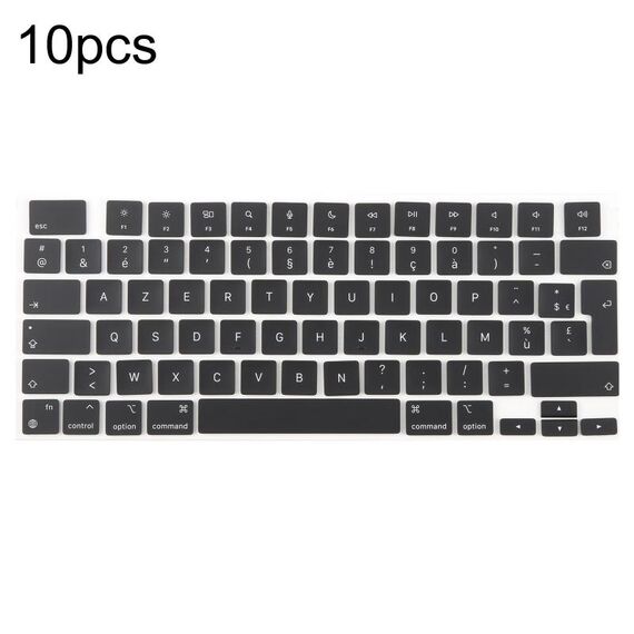 Per MacBook A2442 A2485 A2779 A2780 A2991 A2992 A2918, 10 tasti grandi per versione UK Enter, lingua: francese