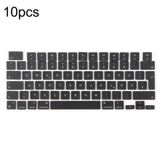 Per MacBook A2442 A2485 A2779 A2780 A2991 A2992 A2918, 10 tasti grandi per versione UK Enter, lingua: tedesco