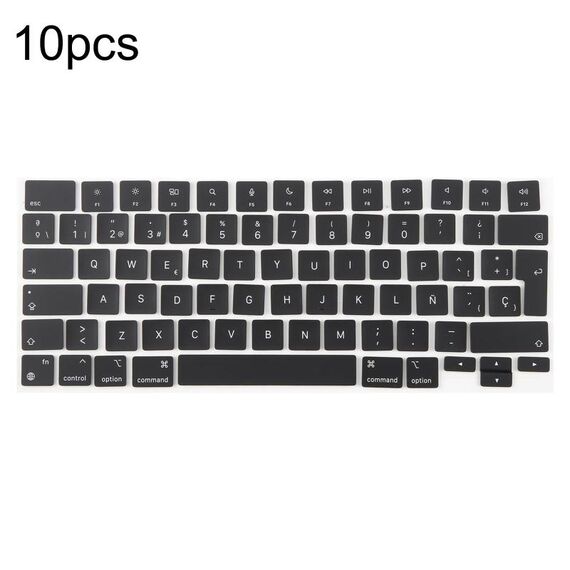 Per MacBook A2442 A2485 A2779 A2780 A2991 A2992 A2918, 10 tasti grandi per versione UK Enter, lingua: Spagna