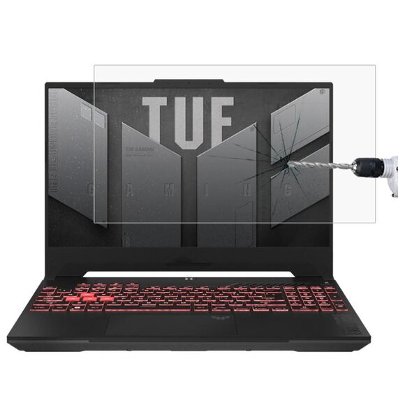 Per ASUS TUF Gaming A15 FA507NVR 15.6" 9H 0.3mm Pellicola in vetro temperato antideflagrante