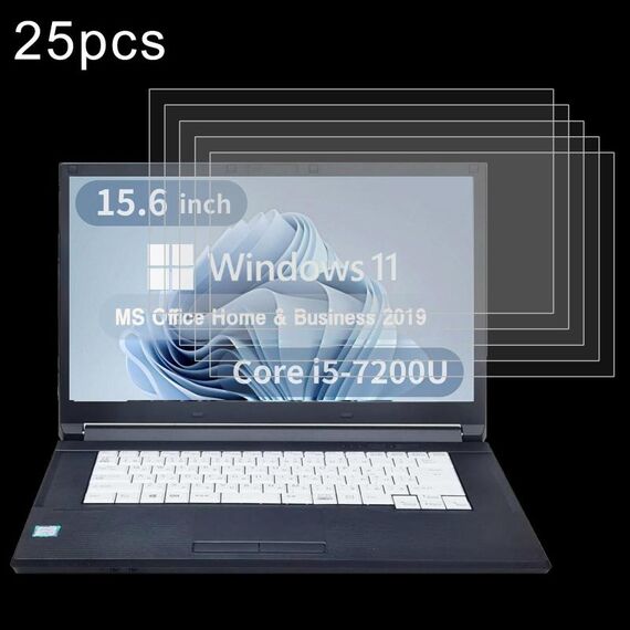 Per Fujitsu LIFEBOOK A577 15.6 25 pezzi Pellicola in vetro temperato antideflagrante 9H 0,3 mm