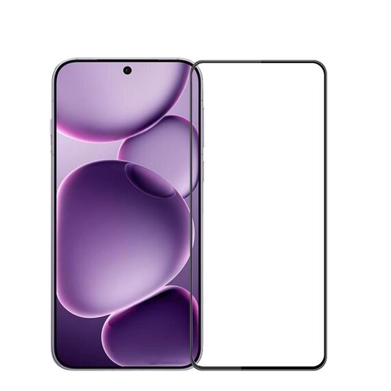 Per OPPO Find X8s+ Pellicola in vetro temperato antideflagrante MOFI 9H 3D per schermo curvo (nero)