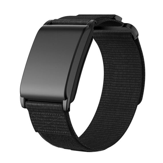 Per WHOOP 4.0 Cinturino per orologio in nylon con chiusura a strappo a due sezioni (nero)