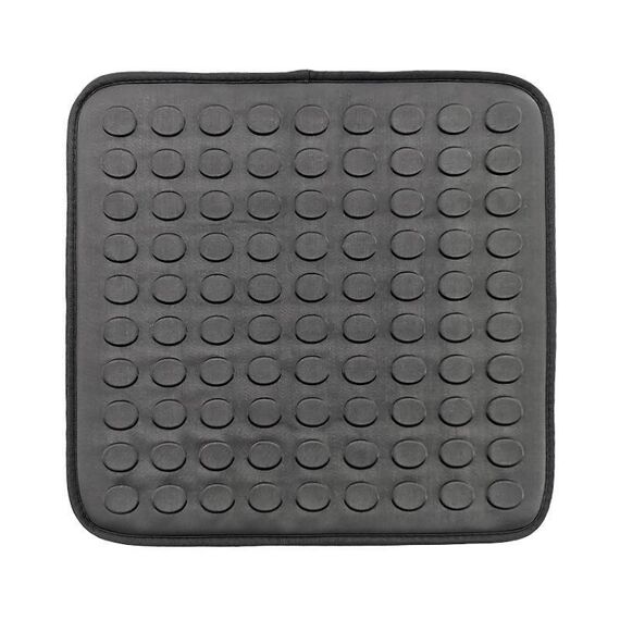 Cuscino per sedia traspirante in gel per auto e ufficio, 41x41x1 cm (grigio)
