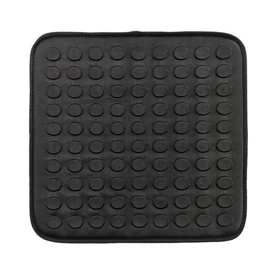 Cuscino per sedia traspirante in gel per auto e ufficio, 41x41x1 cm (nero)