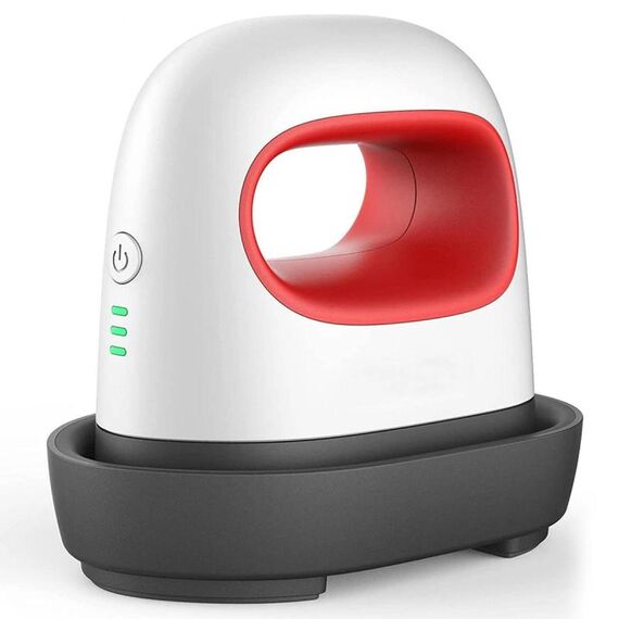 Mini macchina per timbratura multifunzionale per cappellini, trasferimento termico del logo su vestiti, spina UK (rossa)