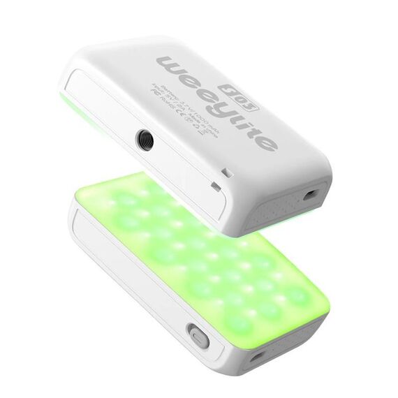 Luce RGB portatile Weeylite S03 per video in streaming live e fotografia, luce di riempimento a colori (bianca)