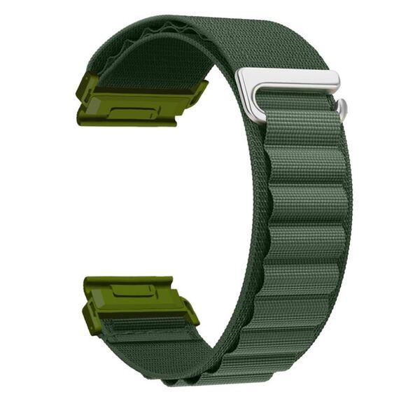Per cinturino in nylon a sgancio rapido da 22 mm Gamin (verde militare)