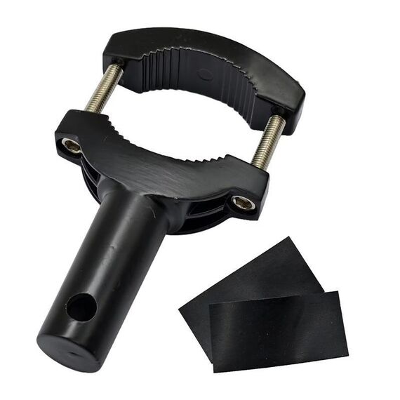 KZG-007 Motorcycle Shock-absorbing Clamp-type Spotlight Fixing Bracket(Black)