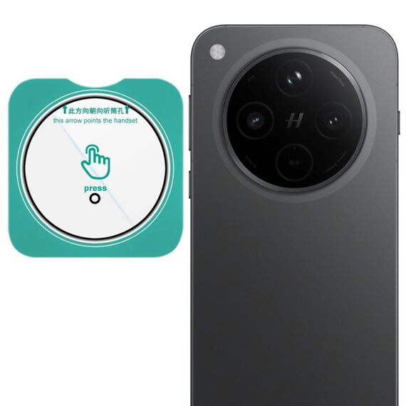 Per OPPO Find X8s+ Pellicola per obiettivo della fotocamera posteriore in vetro Imak HD, versione autoposizionante