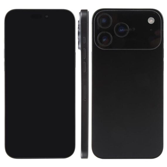Per iPhone 17 Pro Max, modello di display fittizio non funzionante con schermo nero (nero)