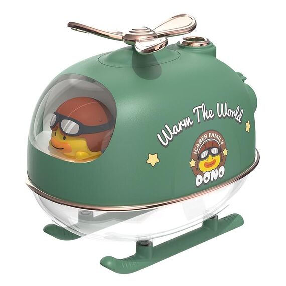 ICARER FAMILY IFJSQ07 Cartoon Nano Spray Umidificatore per luce notturna, Spec: Ricarica (verde)