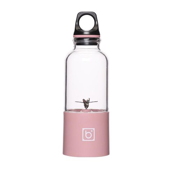 Bingo Mini spremiagrumi portatile Home 6 Testina di coltello Ricarica tazza di succo elettrica (Macaron rosa)