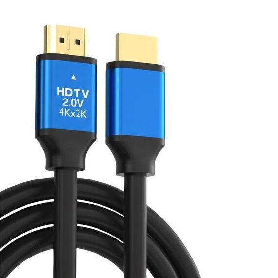 Cavo di collegamento video HDMI per TV, decoder, monitor e computer VegGieg V2.0 4K60Hz, dimensioni: 1,5 m (nero)