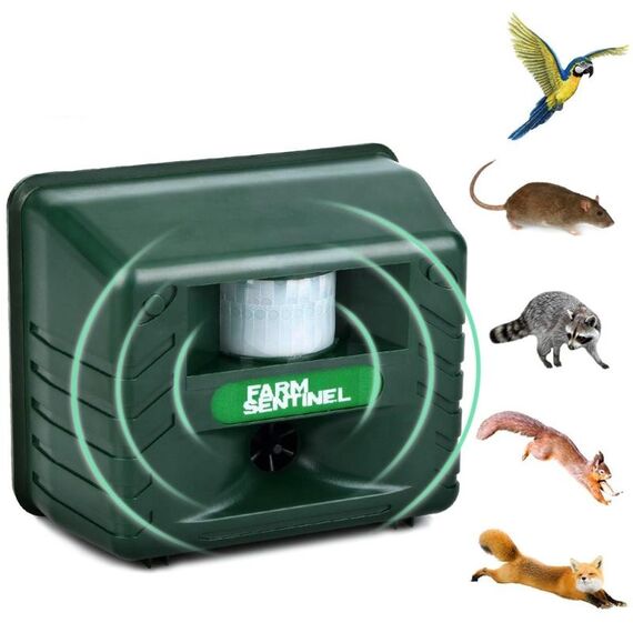 SK131 Dispositivo di guida per animali da allevamento ad ultrasuoni per scaccia topi da esterno da giardino (spina UK)