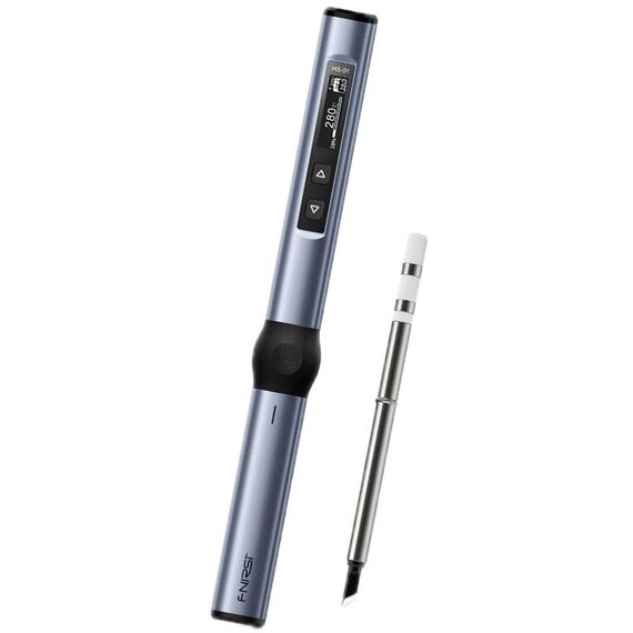 FNIRSI HS-01 Mini stazione di saldatura portatile con display digitale per saldatore intelligente (KR blu)
