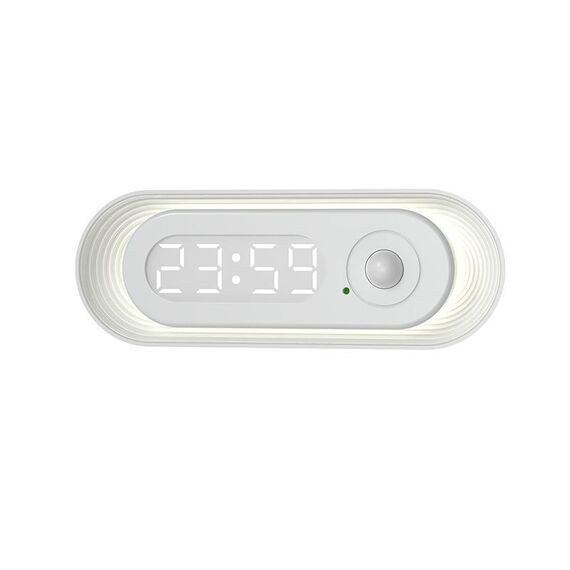 D05 Luce notturna magnetica a induzione intelligente con visualizzazione dell'ora, specifiche: Touch Dimming