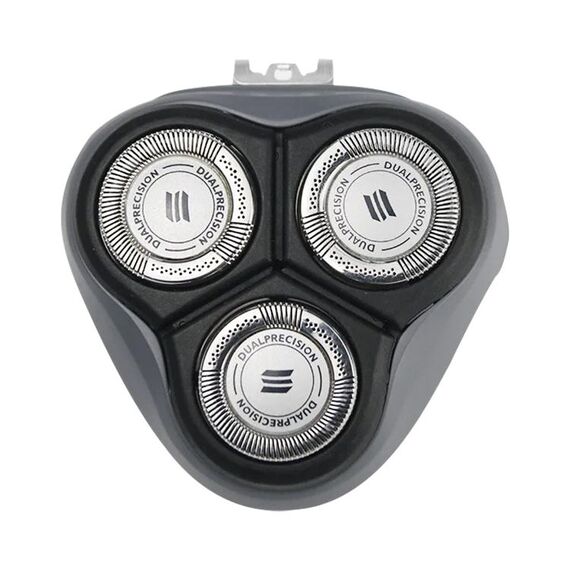 Per testina integrale per rasoio Philips serie AT/PT con lame a doppio strato HQ8 (grigio scuro)