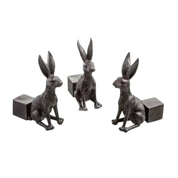 3 pz/set Piedini per vasi di fiori Stand Vasi per piante in resina a forma di animale Riser Pad (Coniglio)