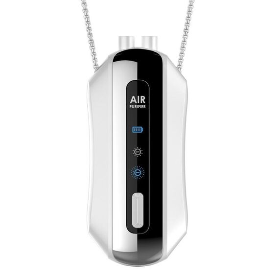 Purificatore d'aria portatile a ioni negativi per la casa, stile: catena (bianco)