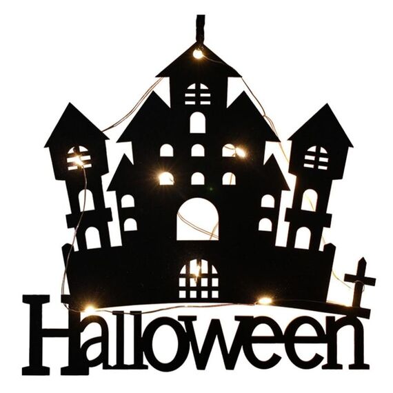 Castle 4.5V Halloween Glowing Hanging Lights Decorazione per feste