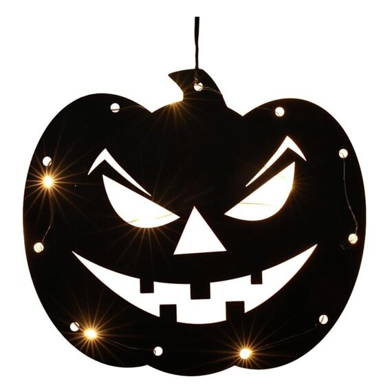 Decorazione natalizia per feste con luci sospese incandescenti di Halloween zucca 4.5V