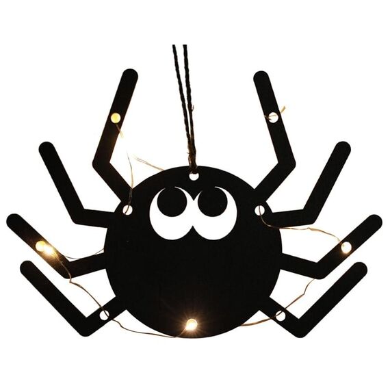 Decorazione natalizia per feste con luci sospese incandescenti per Halloween da 4,5 V