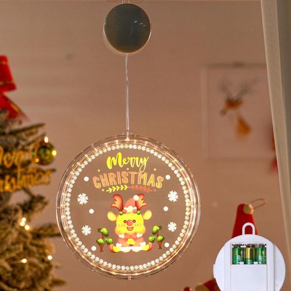 Ciondolo regalo con decorazione natalizia, stile: renna