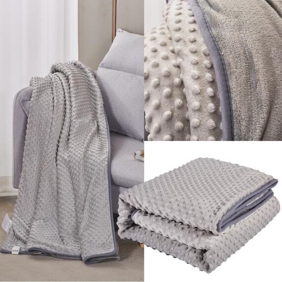 1,3 x 1,6 m 220 V coperta elettrica riscaldata materasso scialle invernale scalda corpo spina europea (dot velluto)