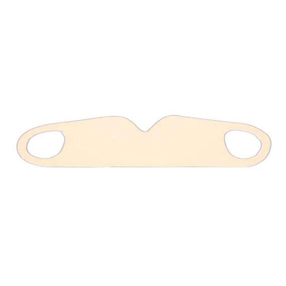 Maschera per gli occhi lavabile, elastica, traspirante, resistente, morbida, anti-affaticamento, delicata sulla pelle, taglia: M (colore della pelle)