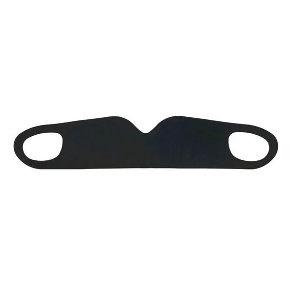 Maschera per gli occhi lavabile, elastica, traspirante, resistente, morbida, anti-affaticamento, adatta alla pelle, taglia: L (nero)