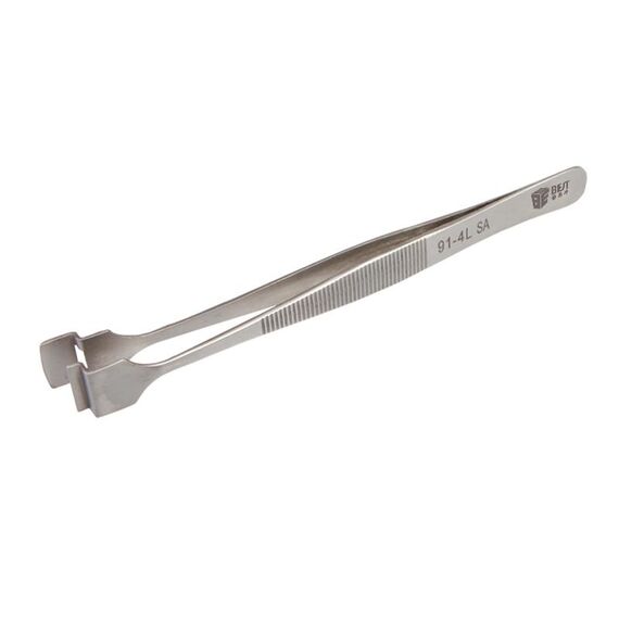 BEST BST-91-4L SA Pinzette professionali per wafer in acciaio inossidabile per wafer di silicio