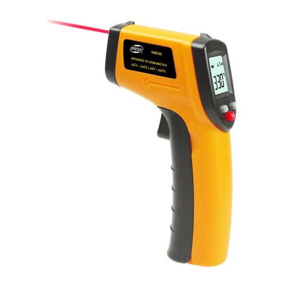 Termometro digitale a infrarossi BENETECH GM320 Intervallo: -50-400 gradi C.