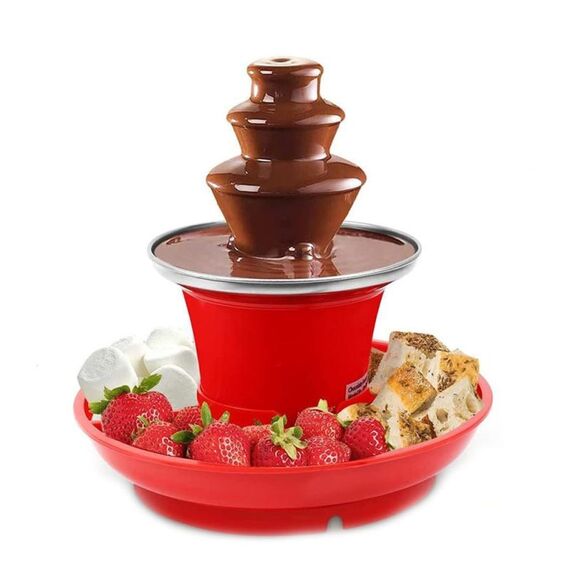 Mini set per fonduta con fontana di cioccolato a 3 livelli da 35 W con base per crogiolo caldo 110 V Spina americana