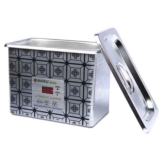 BAKU BK-3050 Detergente a ultrasuoni per display LCD regolabile da 35 W / 50 W da 0,8 L, CA 110 V.